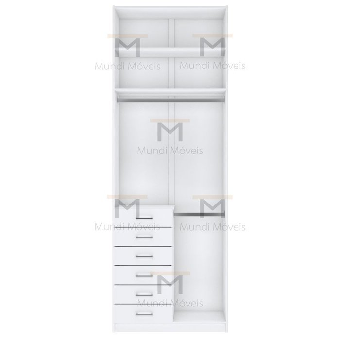 Módulo Closet Gaveteiro E Cabideiro A270Xl95Xp40 M415.B